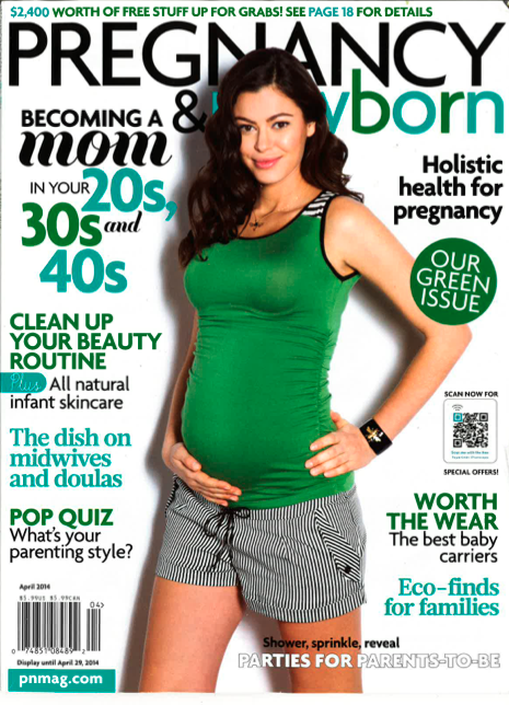 Pregnancy and Newborn Magazine Cover