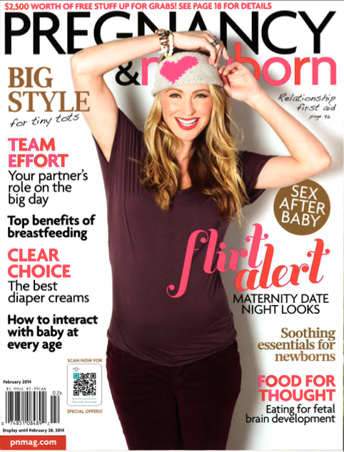 Pregnancy and Newborn February Magazine Cover