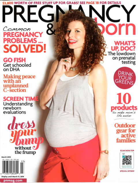 Pregnancy and Newborn Magazine Cover